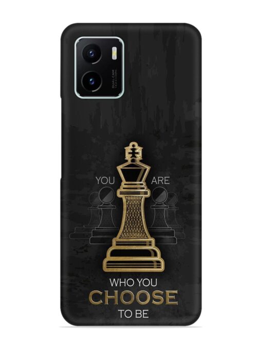 You Are Who Choose To Be Snap Case for Vivo Y15C Zapvi