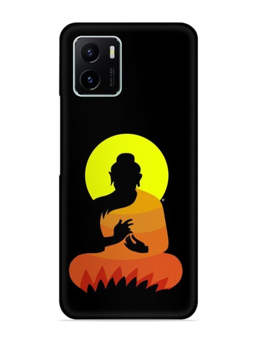 Buddha Art Black Snap Case for Vivo Y15C