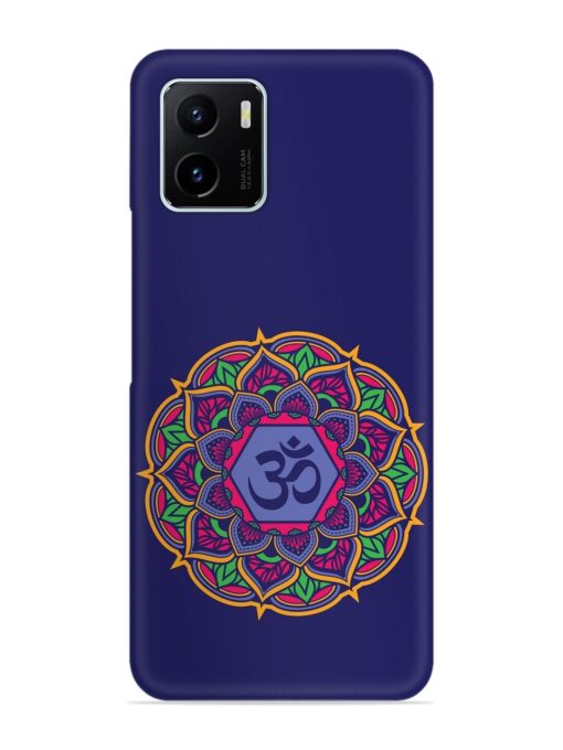 Om Mandala Art Blue Snap Case for Vivo Y15C Zapvi