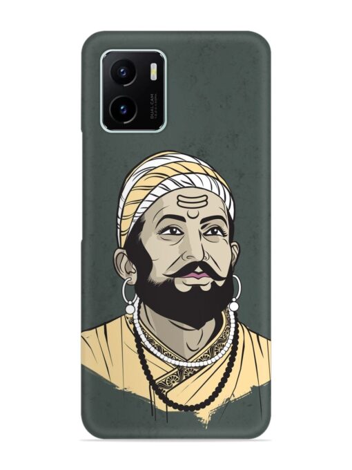 Shivaji Maharaj Vector Art Snap Case for Vivo Y15C Zapvi