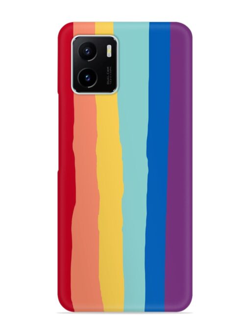 Rainbow Genuine Liquid Snap Case for Vivo Y15C Zapvi