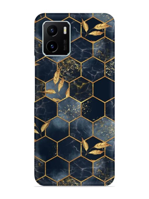 Marble Hexagon Seamless Snap Case for Vivo Y15C Zapvi