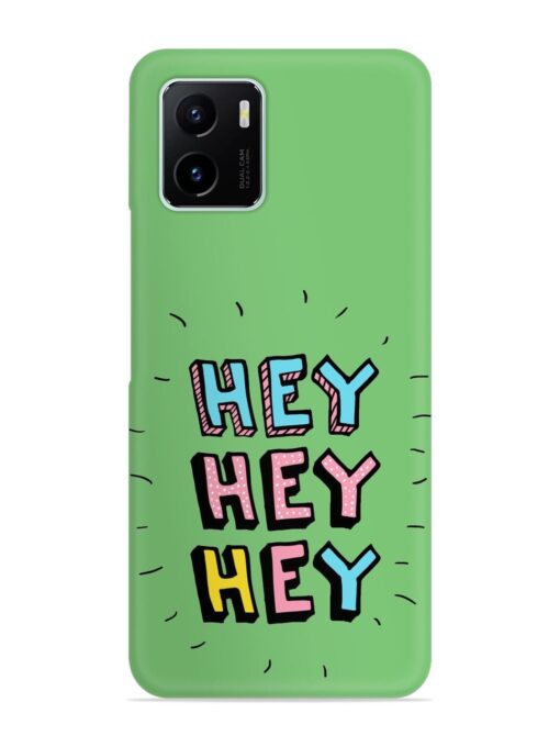 Hey Vector Cartoon Snap Case for Vivo Y15C Zapvi