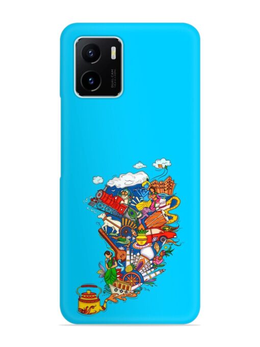 Vector Design Indian Snap Case for Vivo Y15C Zapvi