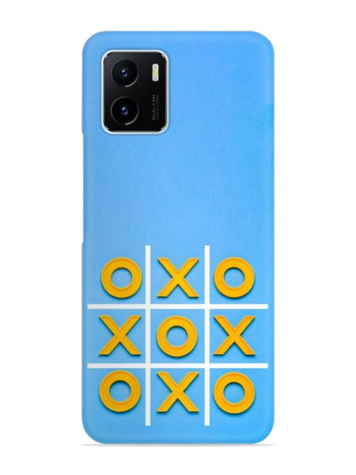 Yellow Plastic Crosses Snap Case for Vivo Y15C Zapvi