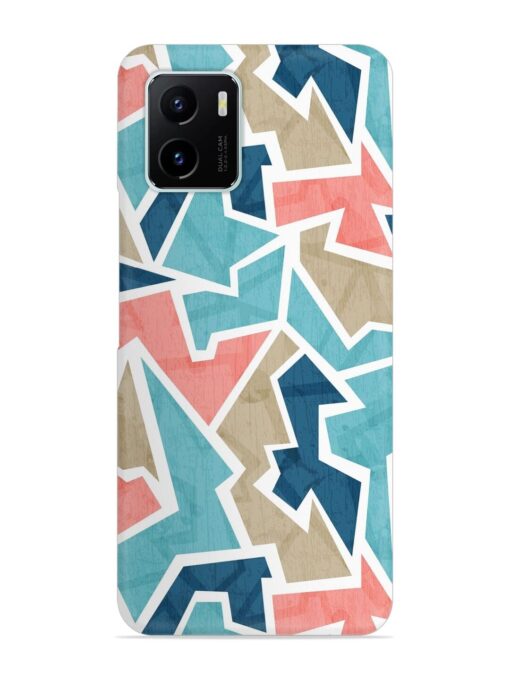 Vintage Geometric Triangle Snap Case for Vivo Y15C