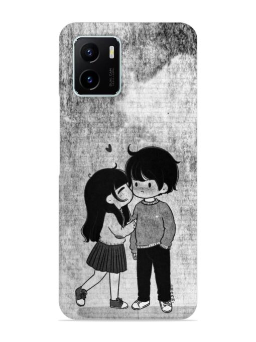 Couple Love Highlights Snap Case for Vivo Y15C