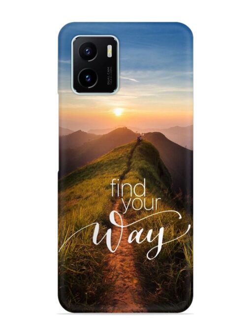 Find Your Way Snap Case for Vivo Y15C Zapvi