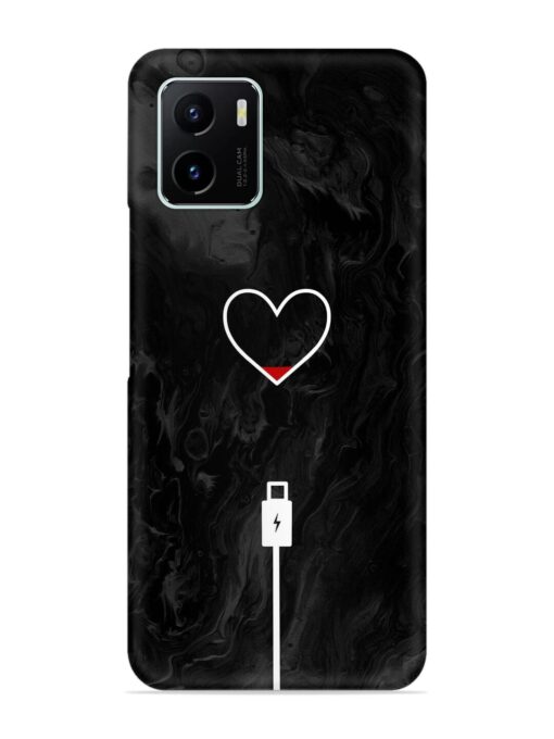 Heart Charging Vector Snap Case for Vivo Y15C Zapvi