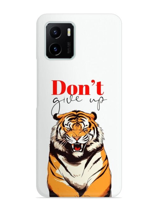 Don'T Give Up Tiger Art Snap Case for Vivo Y15C Zapvi