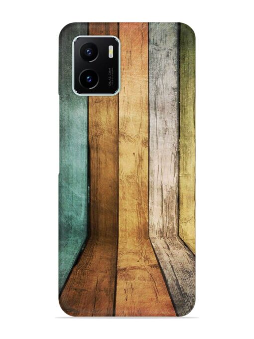 Wooden Realistic Art Snap Case for Vivo Y15S