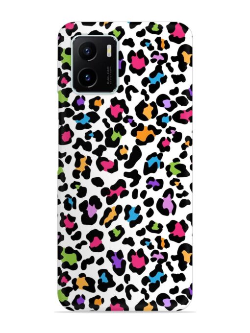 Seamless Leopard Pattern Snap Case for Vivo Y15S Zapvi