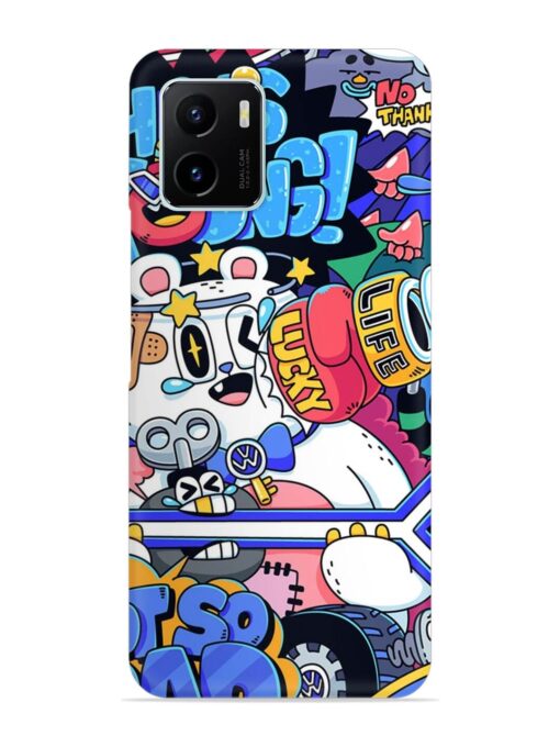 Universal Doodle Snap Case for Vivo Y15S Zapvi