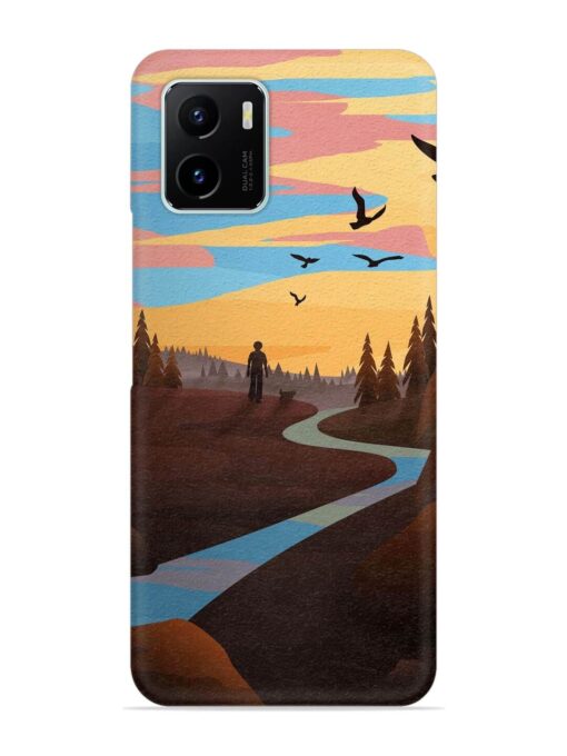 Natural Landscape Art Snap Case for Vivo Y15S Zapvi