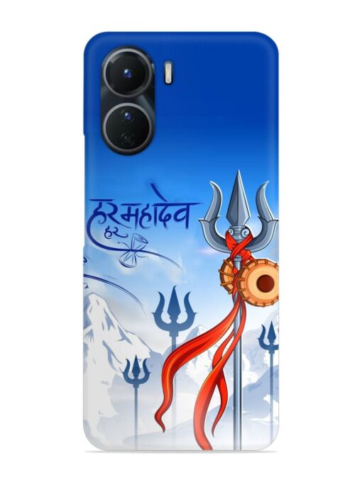 Har Har Mahadev Trishul Snap Case for Vivo Y16