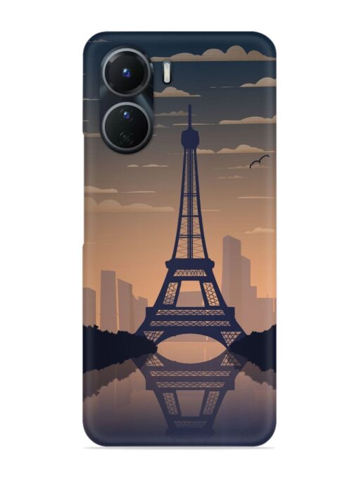 France Paris Eiffel Tower Gradient Snap Case for Vivo Y16 Zapvi