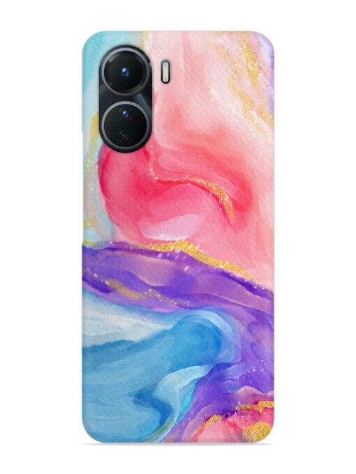 Watercolor Gradient Snap Case for Vivo Y16 Zapvi