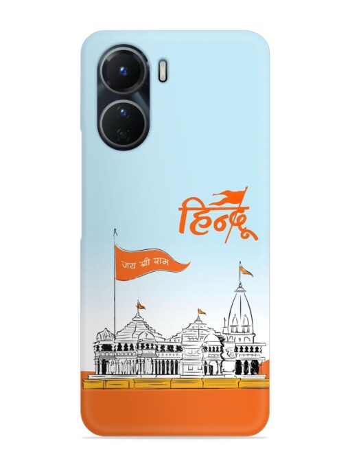 Ram Mandir Hindu Snap Case for Vivo Y16 Zapvi