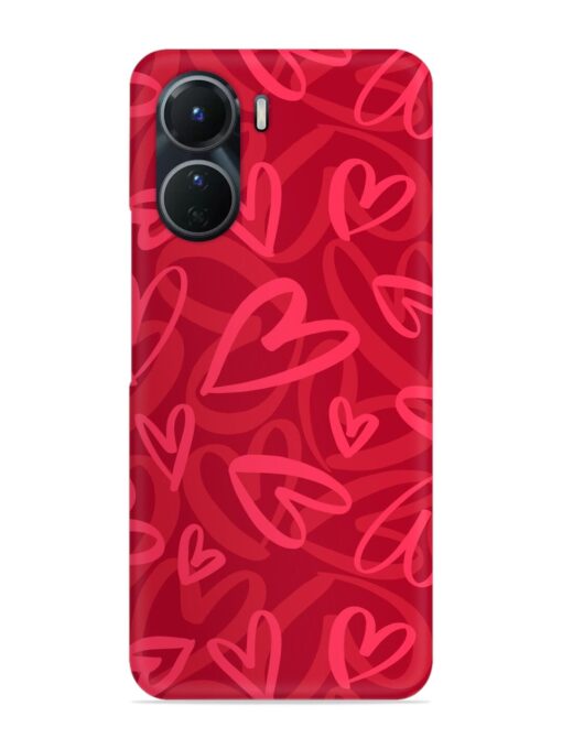 Seamless Romantic Pattern Snap Case for Vivo Y16