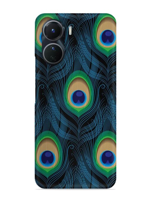 Seamless Pattern Peacock Snap Case for Vivo Y16 Zapvi