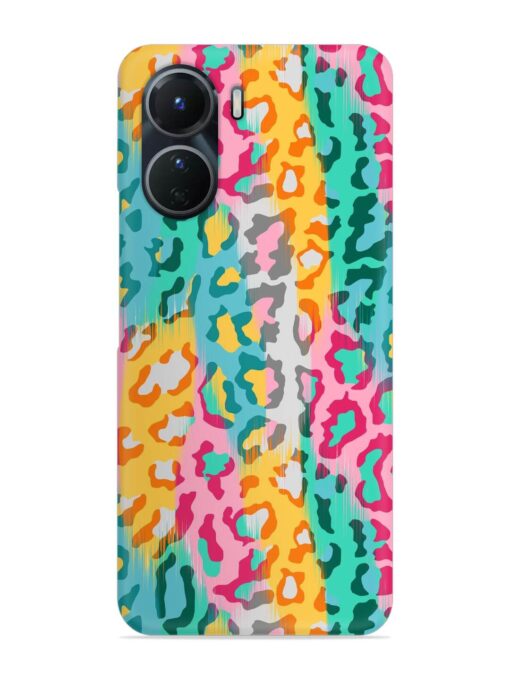 Seamless Vector Colorful Snap Case for Vivo Y16