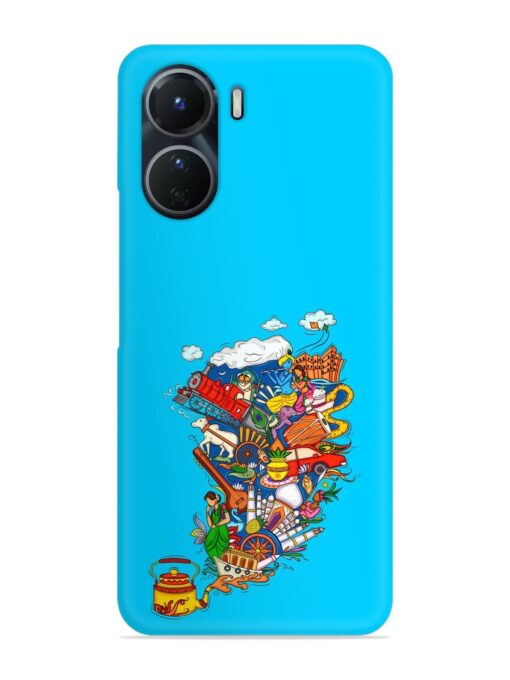 Vector Design Indian Snap Case for Vivo Y16 Zapvi