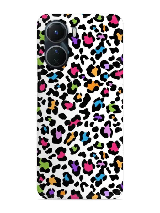 Seamless Leopard Pattern Snap Case for Vivo Y16 Zapvi