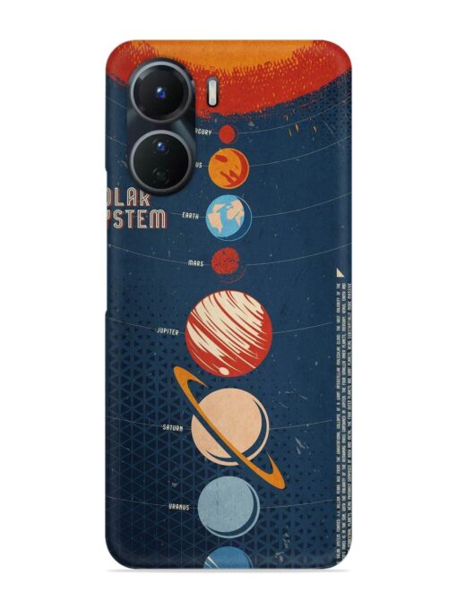 Solar System Vector Snap Case for Vivo Y16 Zapvi