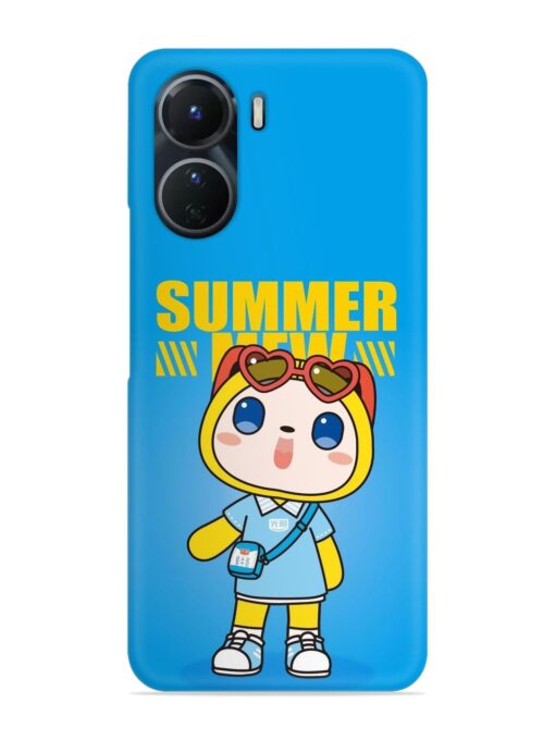 Summer Mew Cartoon Snap Case for Vivo Y16