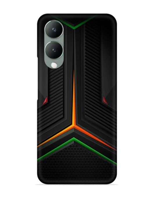 Orange Triangle Light Snap Case for Vivo Y17S