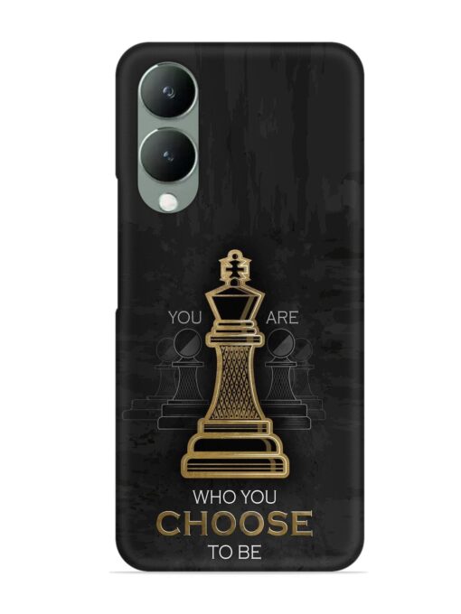 You Are Who Choose To Be Snap Case for Vivo Y17S Zapvi