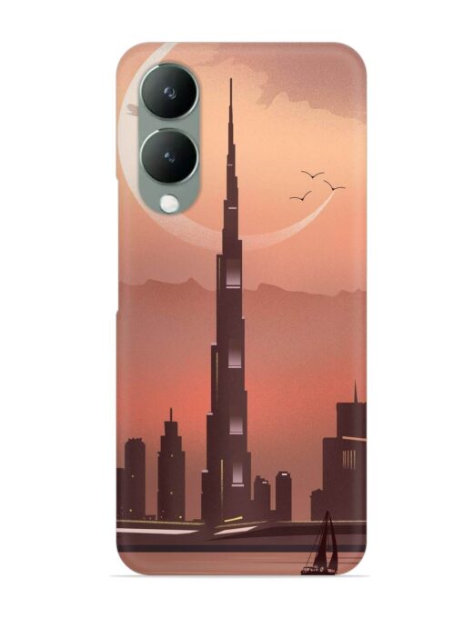 Landmark Burj Khalifa Snap Case for Vivo Y17S