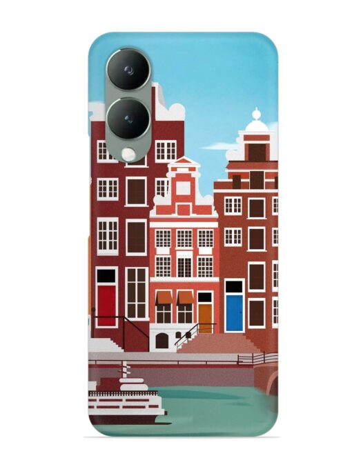 Scenery Architecture Amsterdam Landscape Snap Case for Vivo Y17S