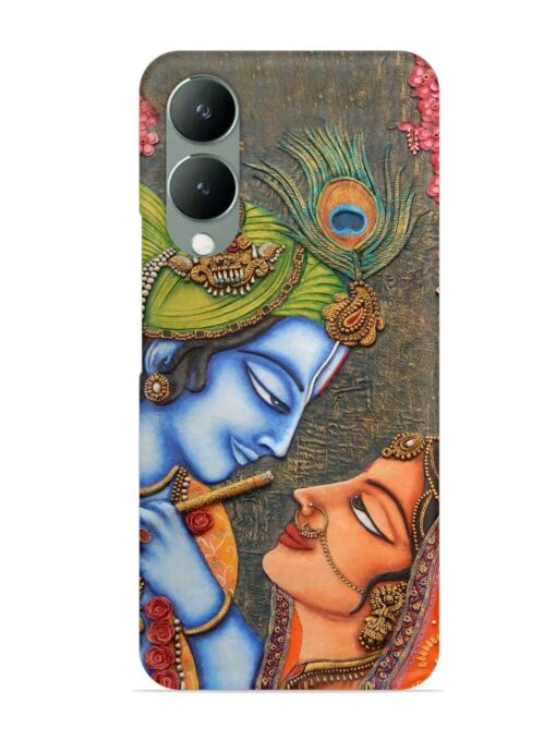 Lord Radha Krishna Flute Art Snap Case for Vivo Y17S Zapvi