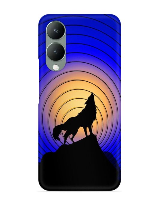 Fox Roaring Design Snap Case for Vivo Y17S