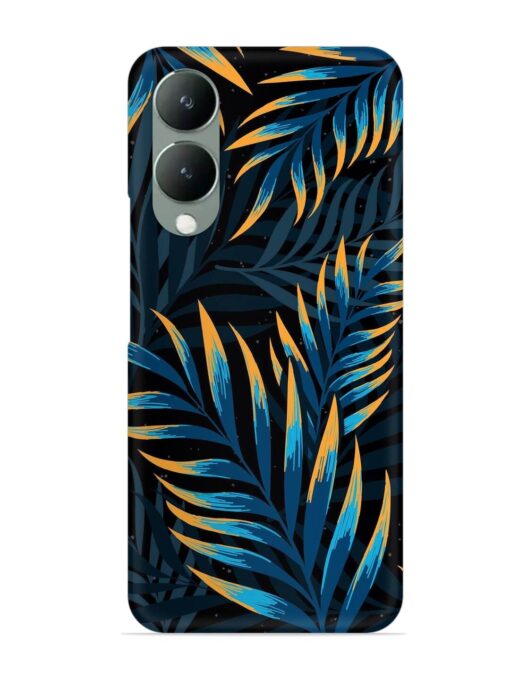 Abstract Leaf Art Snap Case for Vivo Y17S Zapvi