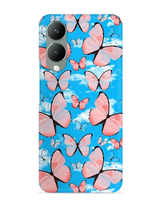 Seamless Pattern Tropical Snap Case for Vivo Y17S