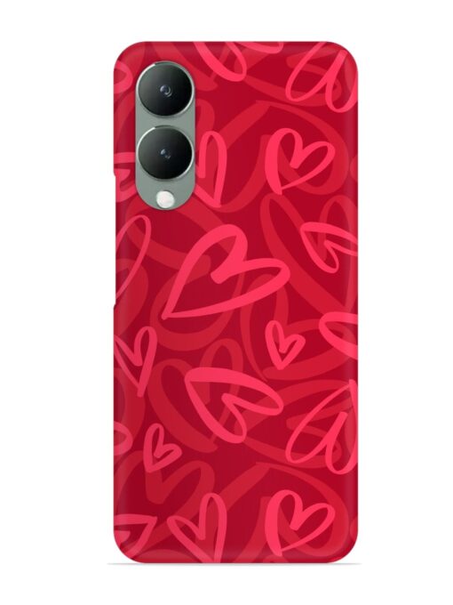 Seamless Romantic Pattern Snap Case for Vivo Y17S