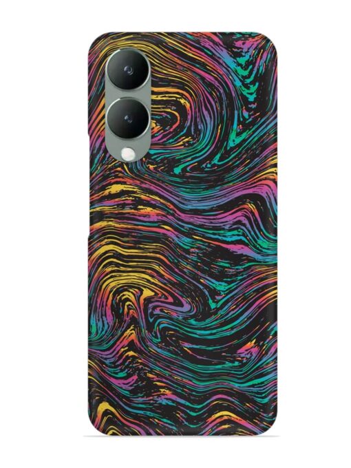 Abstract Liquid Colors Snap Case for Vivo Y17S