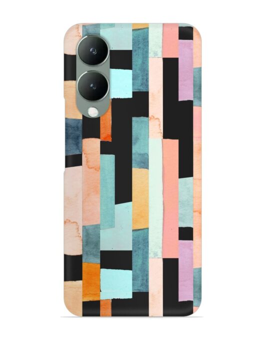 Geometric Seamless Pattern Snap Case for Vivo Y17S