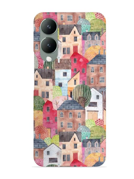 Abstract Seamless Pattern Snap Case for Vivo Y17S