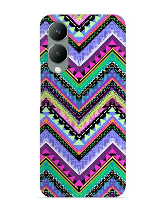 Tribal Aztec Print Snap Case for Vivo Y17S