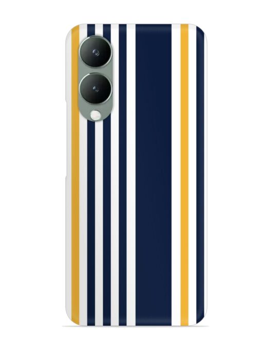 Seamless Stripe Pattern Snap Case for Vivo Y17S