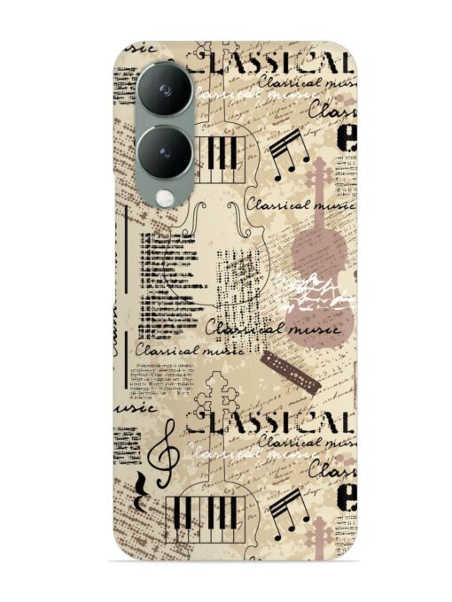 Classical Music Lpattern Snap Case for Vivo Y17S