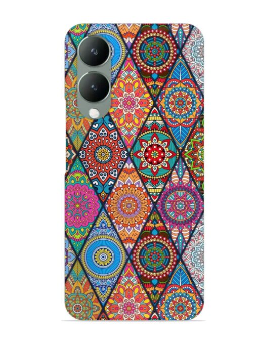 Seamless Tile Pattern Snap Case for Vivo Y17S