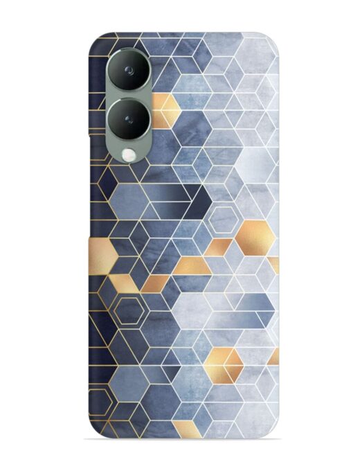 Geometric Abstraction Hexagons Snap Case for Vivo Y17S