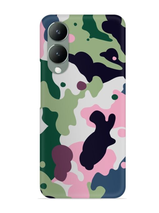 Seamless Funky Camouflage Snap Case for Vivo Y17S