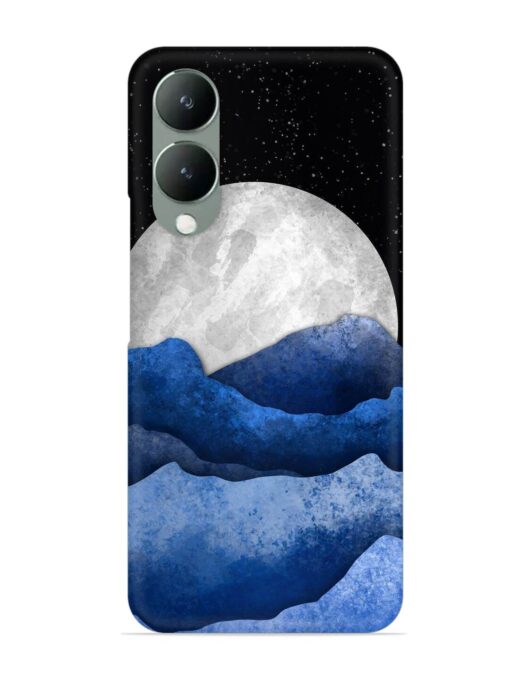 Full Moon Mountain Vector Snap Case for Vivo Y17S