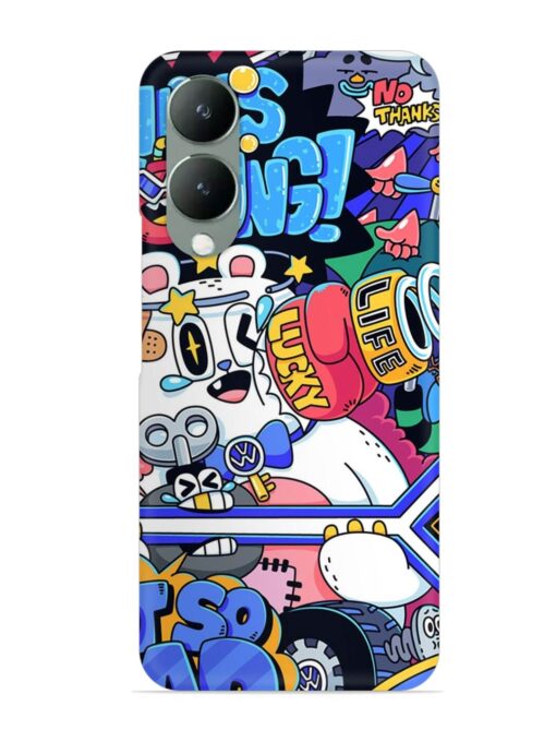 Universal Doodle Snap Case for Vivo Y17S