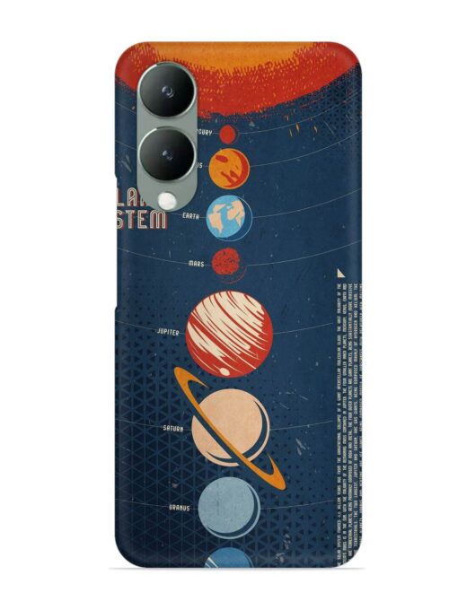 Solar System Vector Snap Case for Vivo Y17S